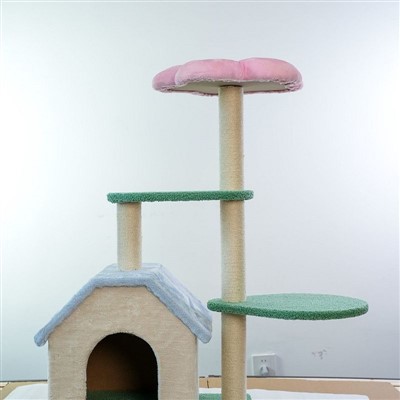 बड़ा गुलाबी बिल्ली का पेड़